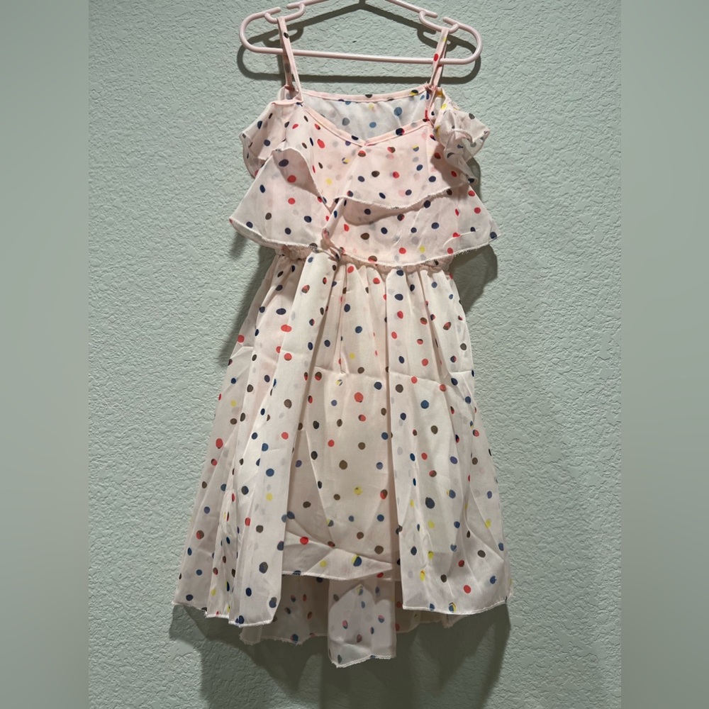 Pink Polk a dot dress
